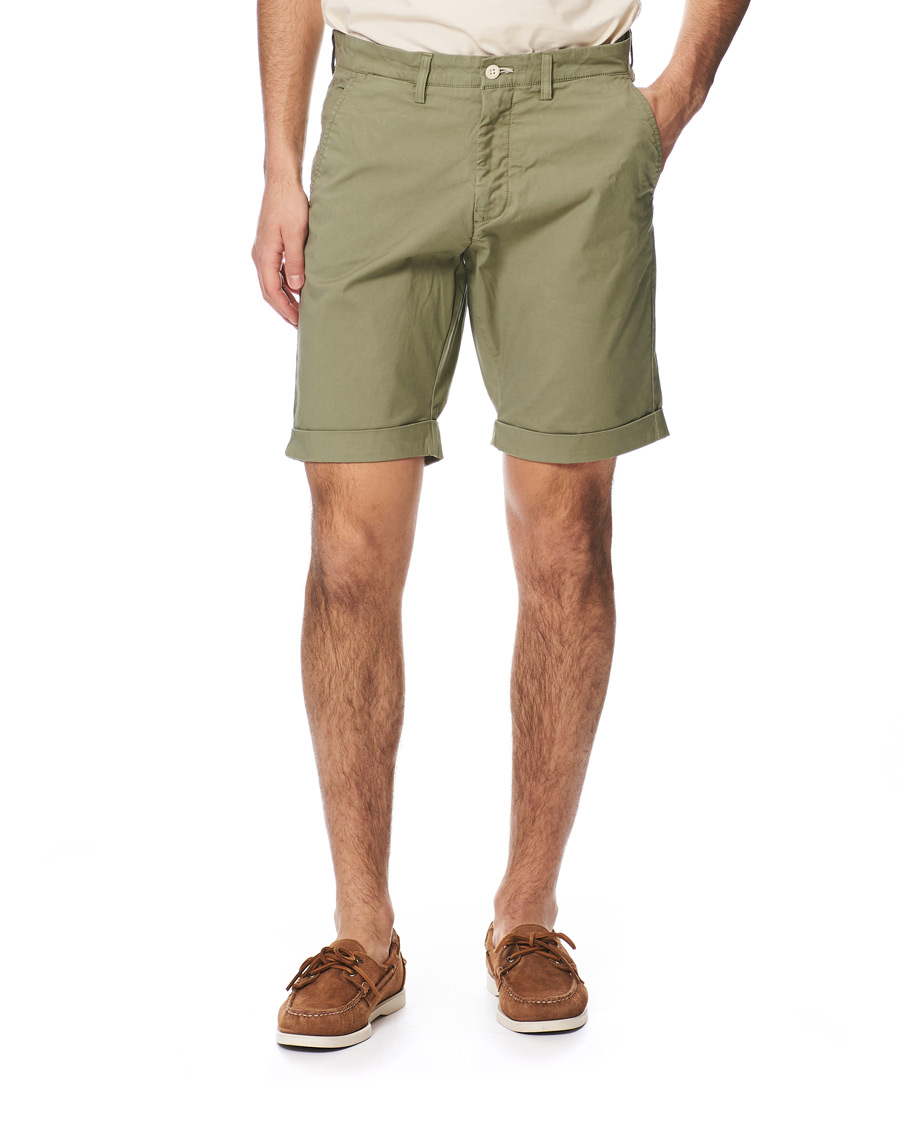 Homme | Shorts | GANT | Regular Sunbleached Shorts Oil Green