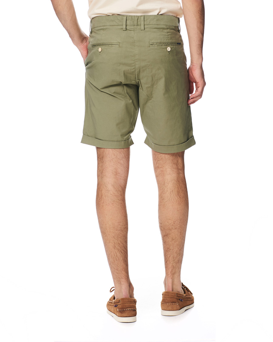Homme | Shorts | GANT | Regular Sunbleached Shorts Oil Green