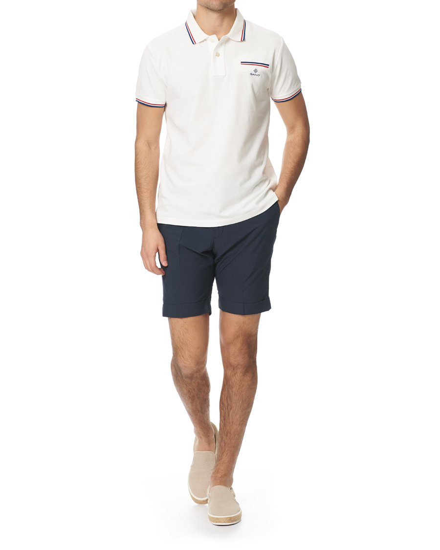 Homme | Shorts | GANT | Seersucker City Shorts Insignia Blue