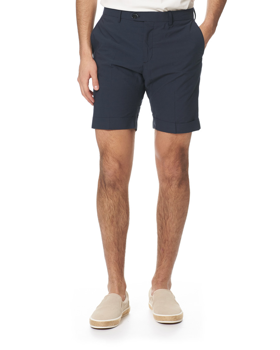 Homme | Shorts | GANT | Seersucker City Shorts Insignia Blue