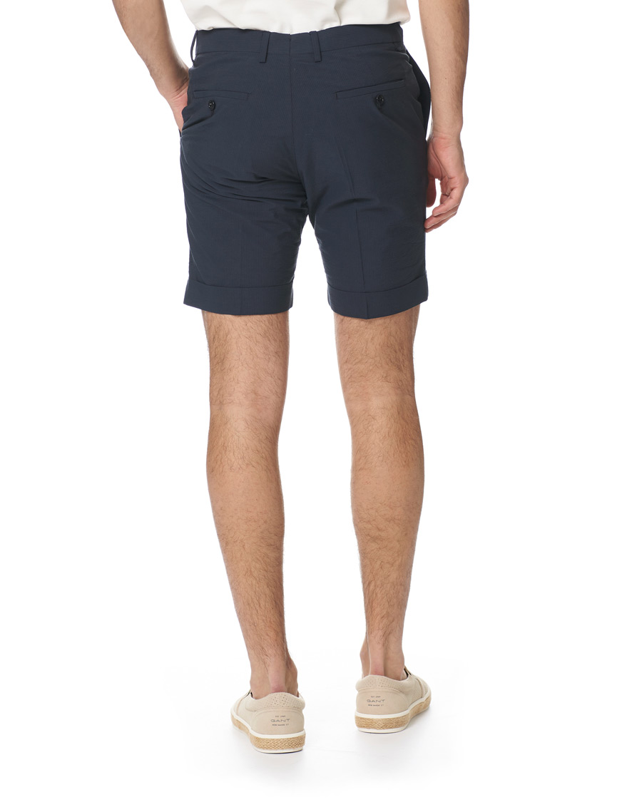 Homme | Shorts | GANT | Seersucker City Shorts Insignia Blue