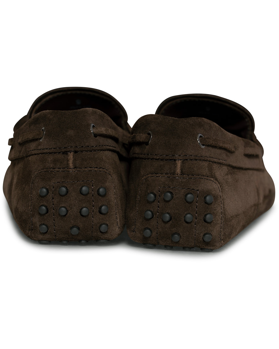 Homme | Tod's Laccetto Gommino Carshoe Dark Brown Suede UK7 - EU41 | Tod's | Laccetto Gommino Carshoe Dark Brown Suede UK7 - EU41