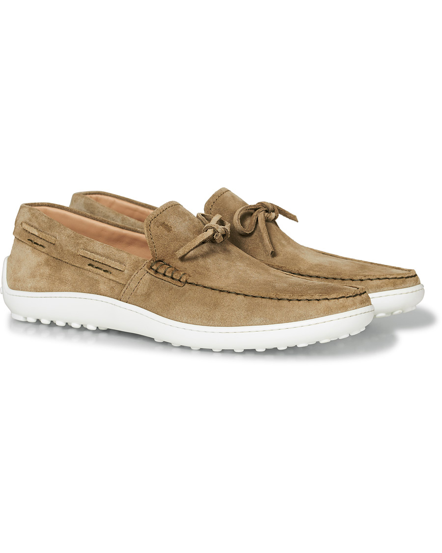 Homme | Tod's Laccetto Loafer Olive Suede | Tod's | Laccetto Loafer Olive Suede