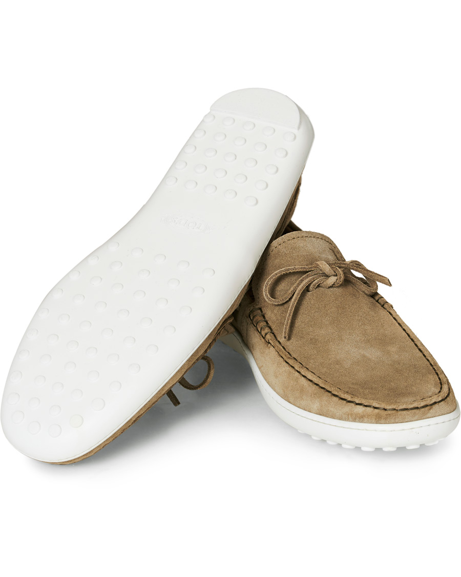 Homme | Tod's Laccetto Loafer Olive Suede | Tod's | Laccetto Loafer Olive Suede
