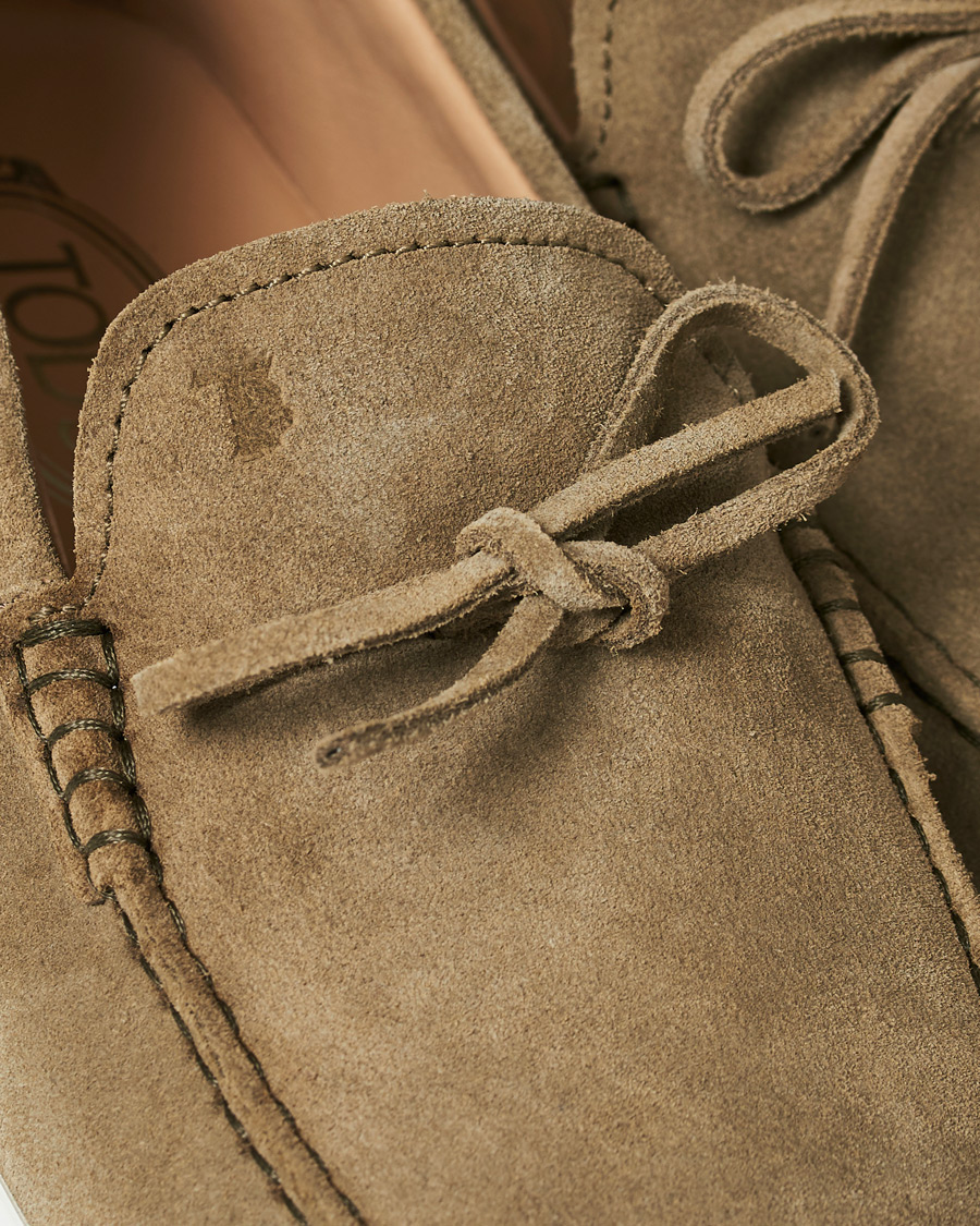 Homme | Tod's Laccetto Loafer Olive Suede | Tod's | Laccetto Loafer Olive Suede