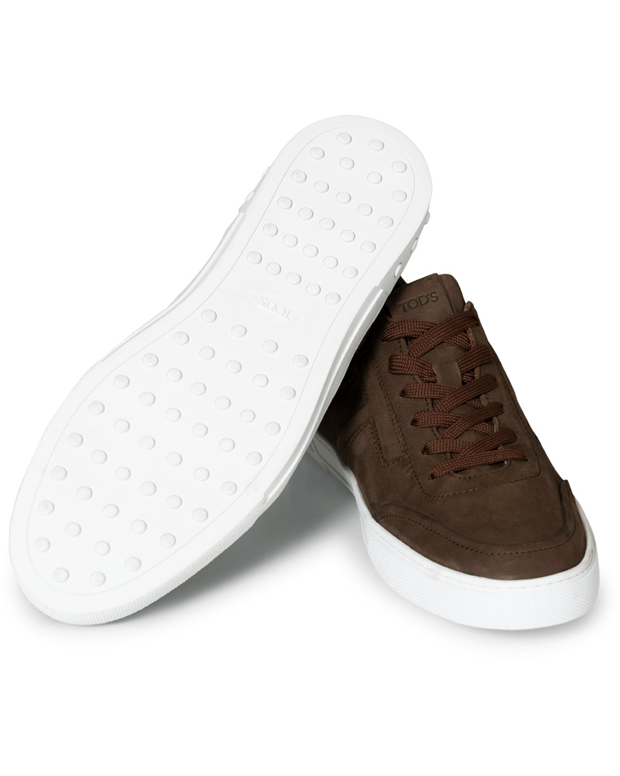 Homme | Tod's Cassetta Sportivo Sneaker Dark Brown Nubuck | Tod's | Cassetta Sportivo Sneaker Dark Brown Nubuck