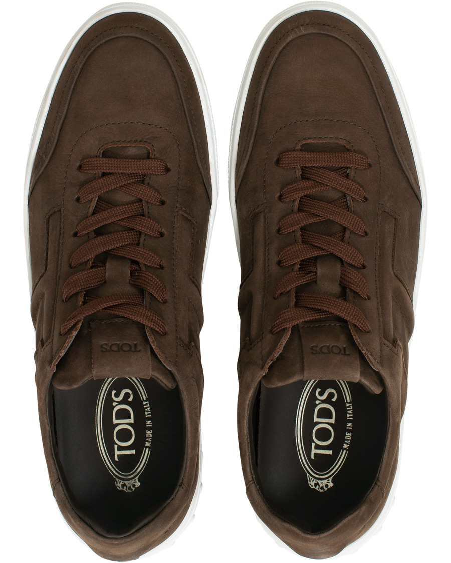 Homme | Tod's Cassetta Sportivo Sneaker Dark Brown Nubuck | Tod's | Cassetta Sportivo Sneaker Dark Brown Nubuck