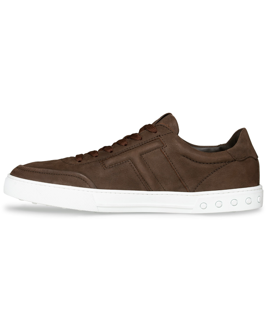 Homme | Tod's Cassetta Sportivo Sneaker Dark Brown Nubuck | Tod's | Cassetta Sportivo Sneaker Dark Brown Nubuck