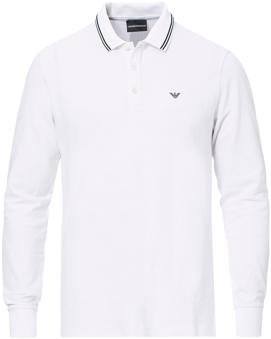Homme | Pulls Et Tricots | Emporio Armani | Long Sleeve Polo White