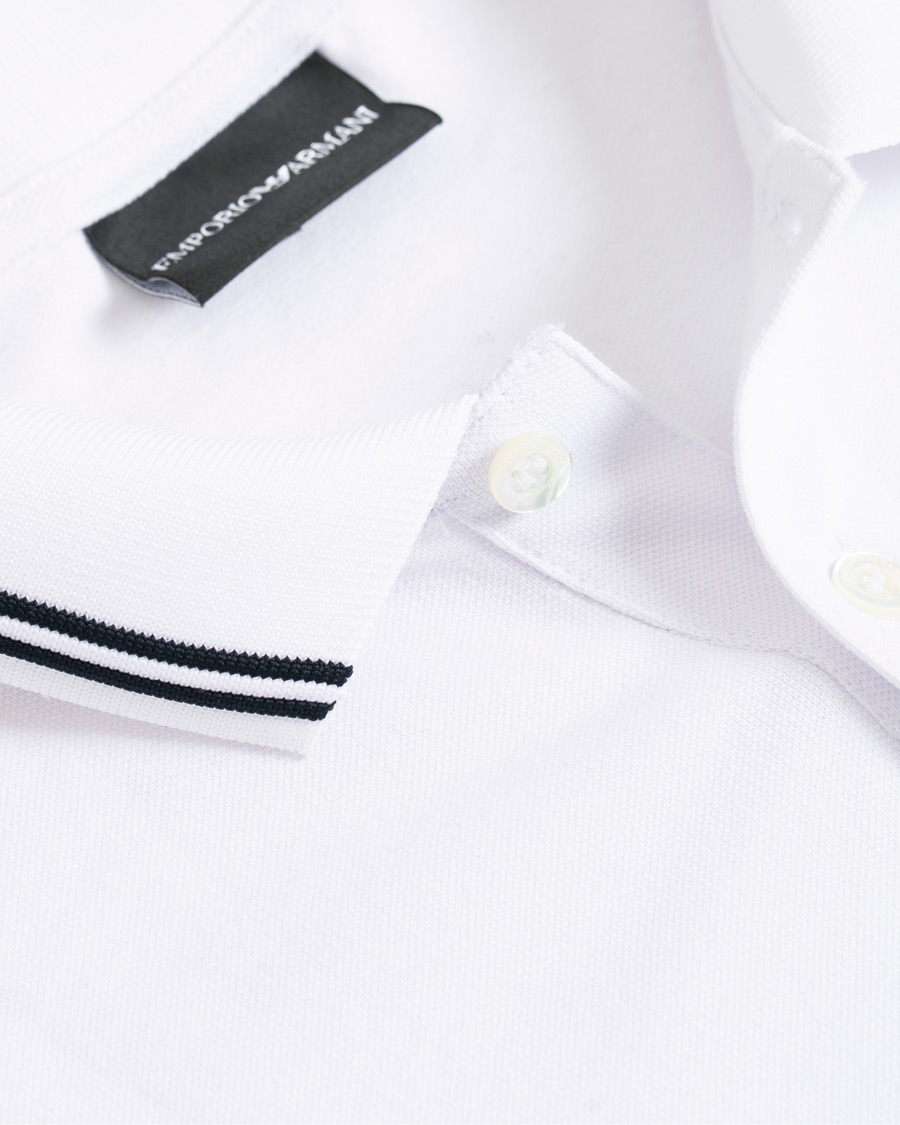 Homme | Pulls Et Tricots | Emporio Armani | Long Sleeve Polo White
