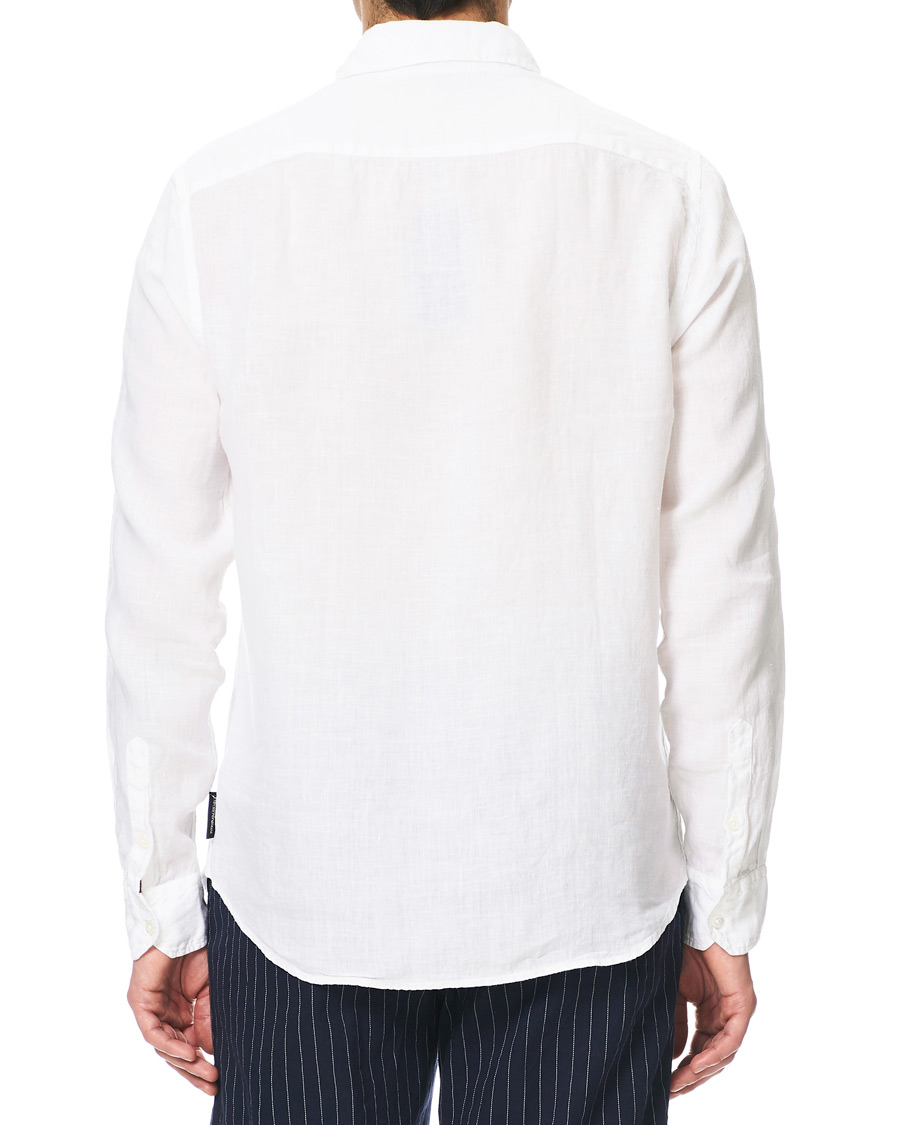 Heren | Overhemden | Emporio Armani | Linen Shirt White