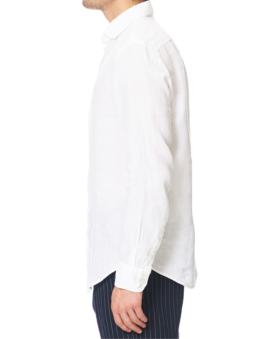 Heren | Overhemden | Emporio Armani | Linen Shirt White