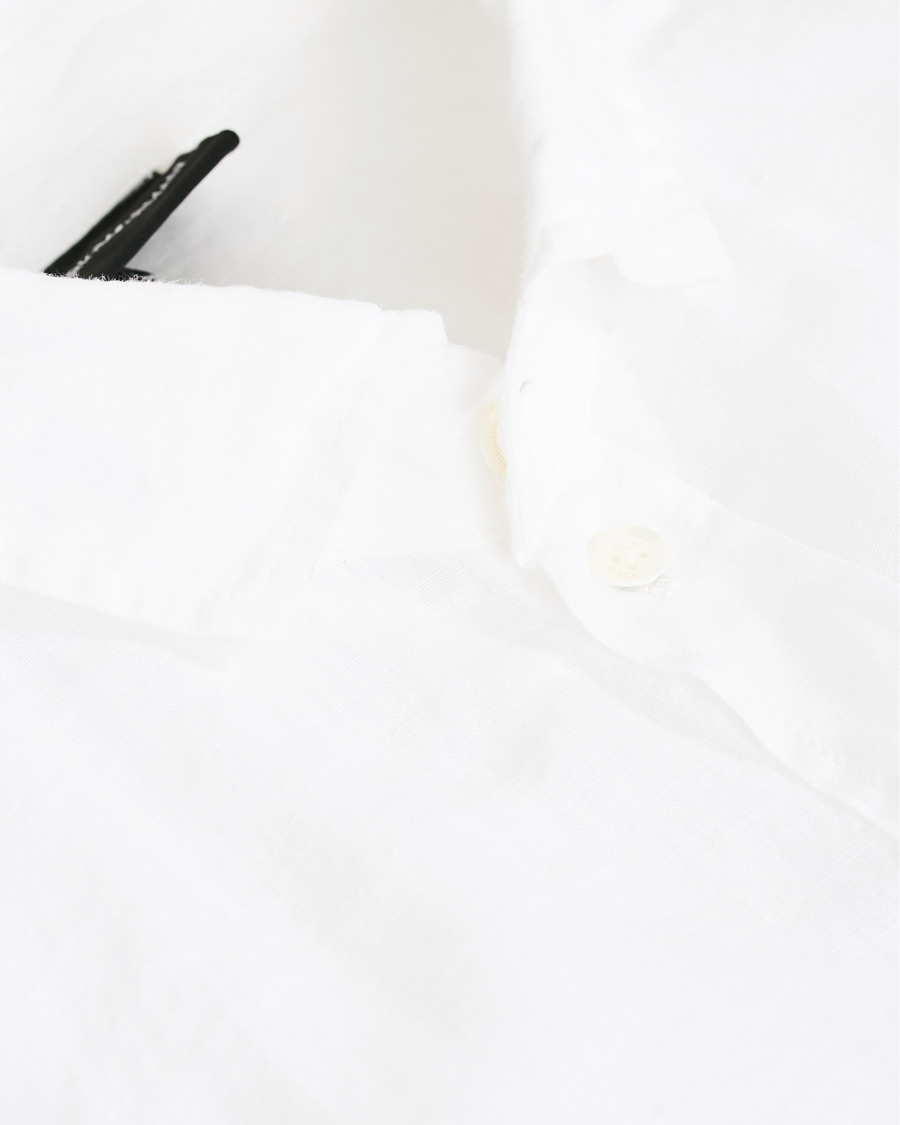 Heren | Overhemden | Emporio Armani | Linen Shirt White