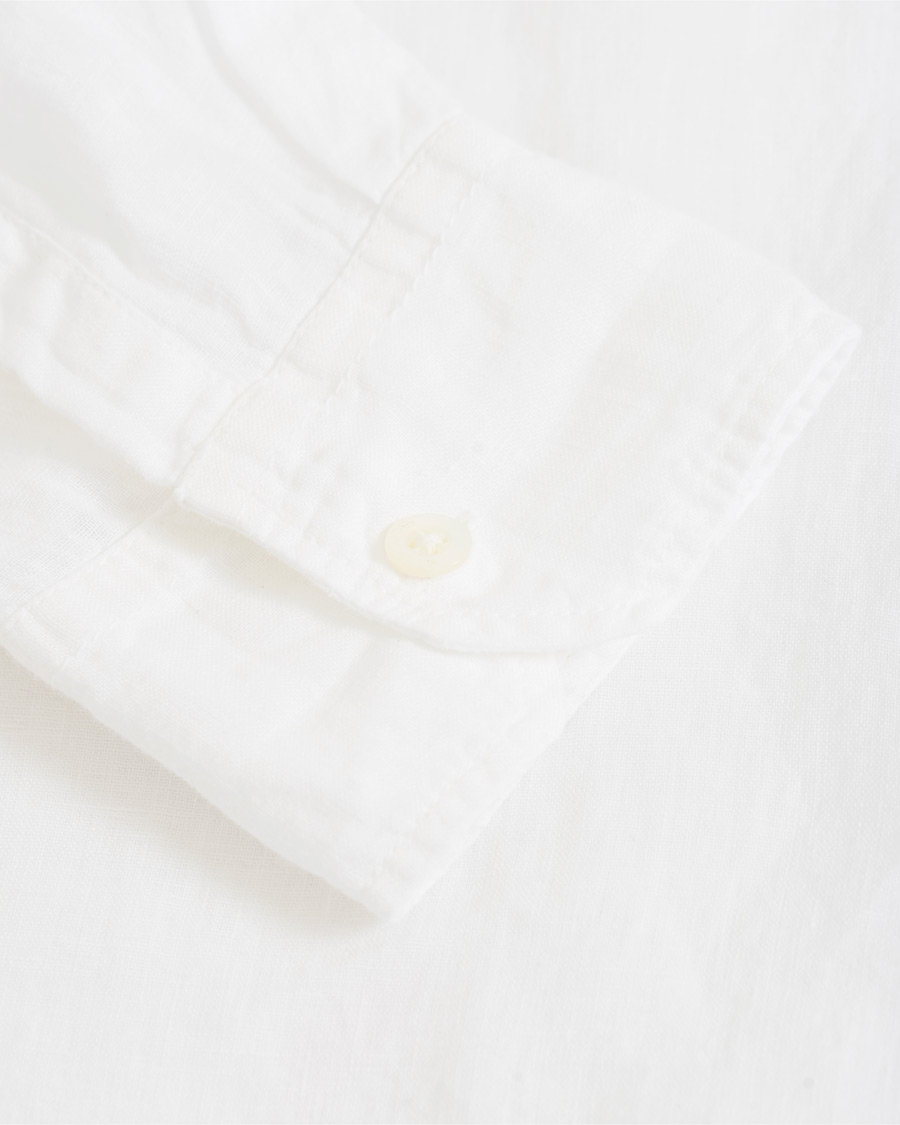 Heren | Overhemden | Emporio Armani | Linen Shirt White