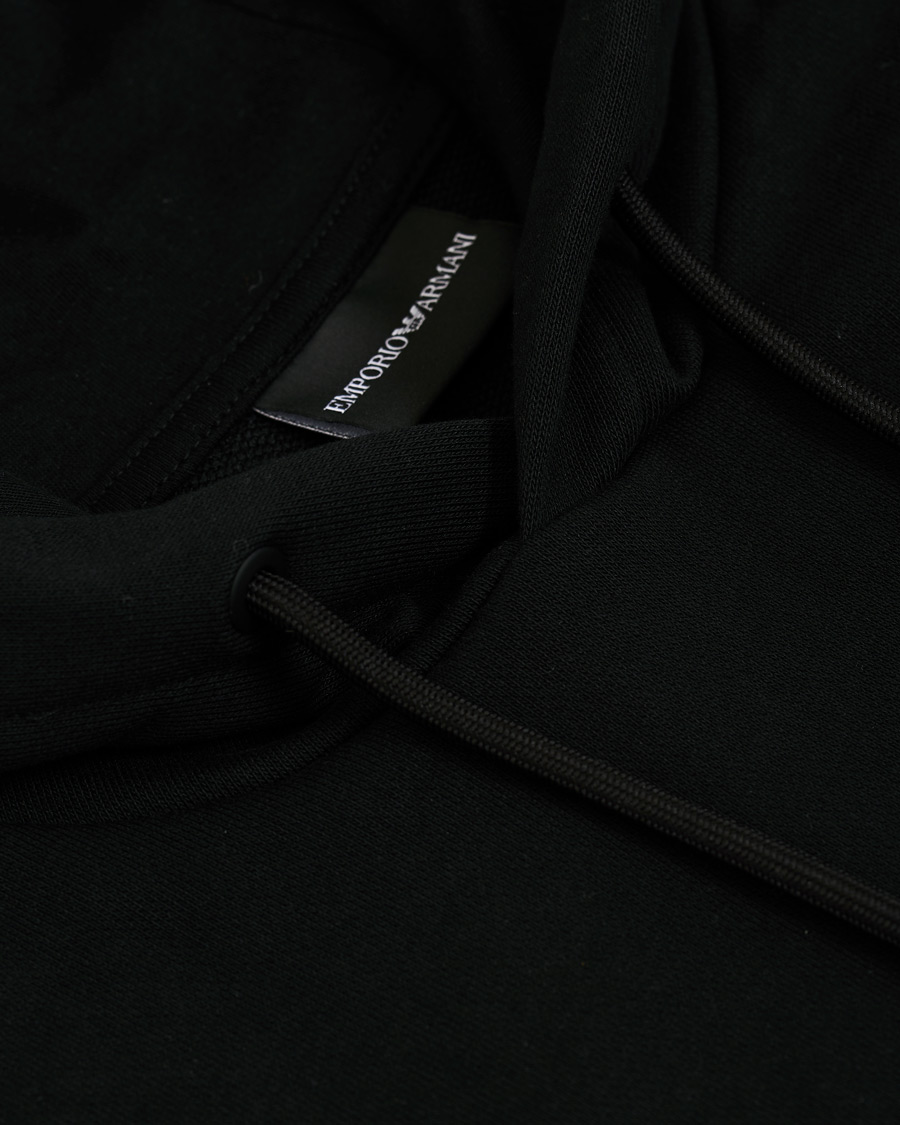 Homme | Pulls Et Tricots | Emporio Armani | Eagle Hoodie Black