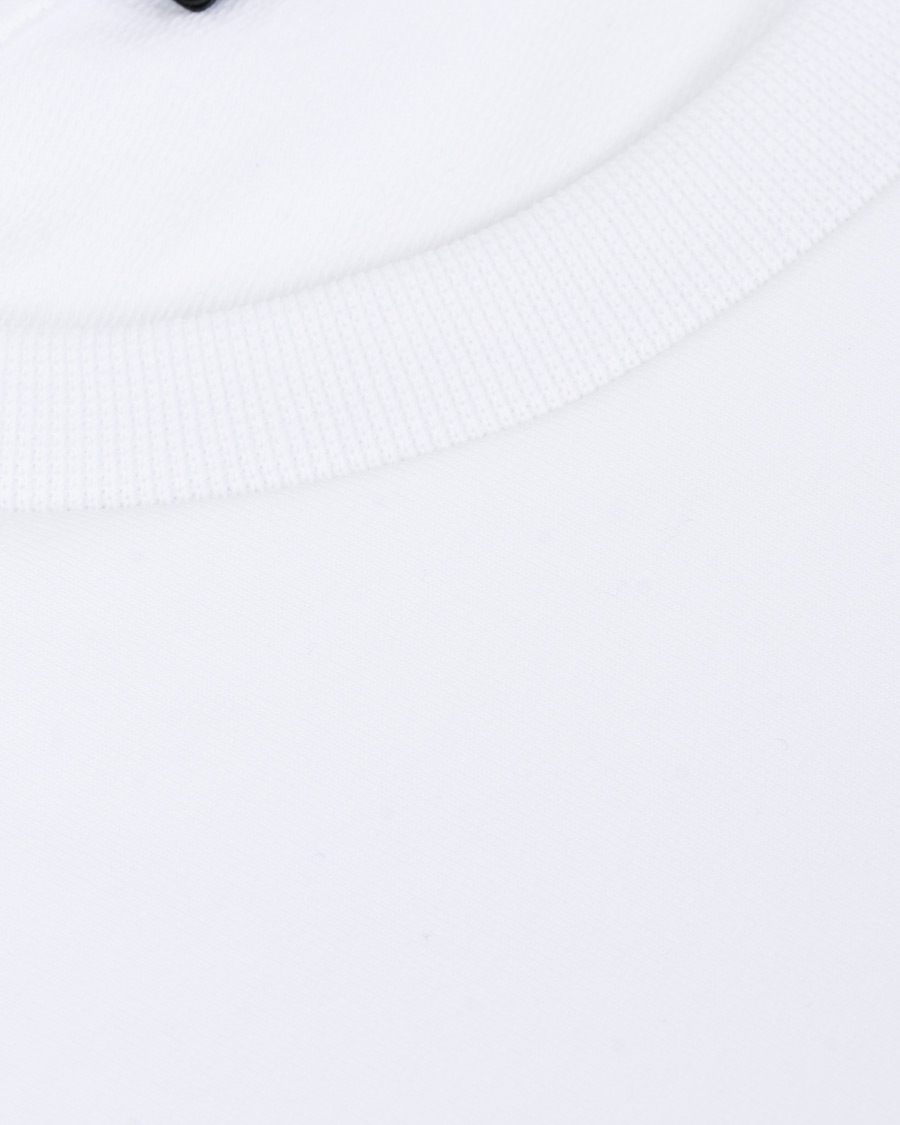 Homme | Pulls Et Tricots | Emporio Armani | Logo Crew Neck Sweatshirt White