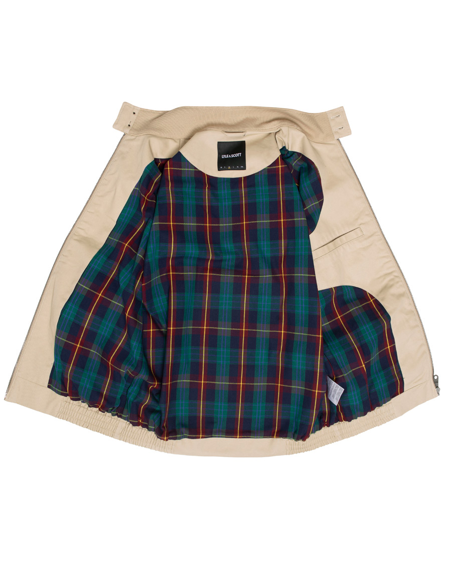 Homme | Manteaux Et Vestes | Lyle & Scott | Harrington Jacket Stone