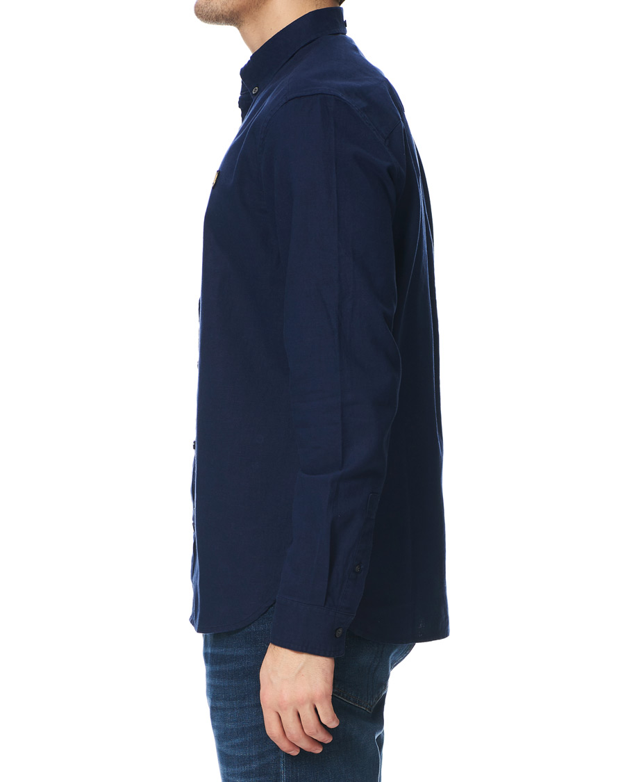 Homme | Chemises | Lyle & Scott | Linen/Cotton Shirt Navy