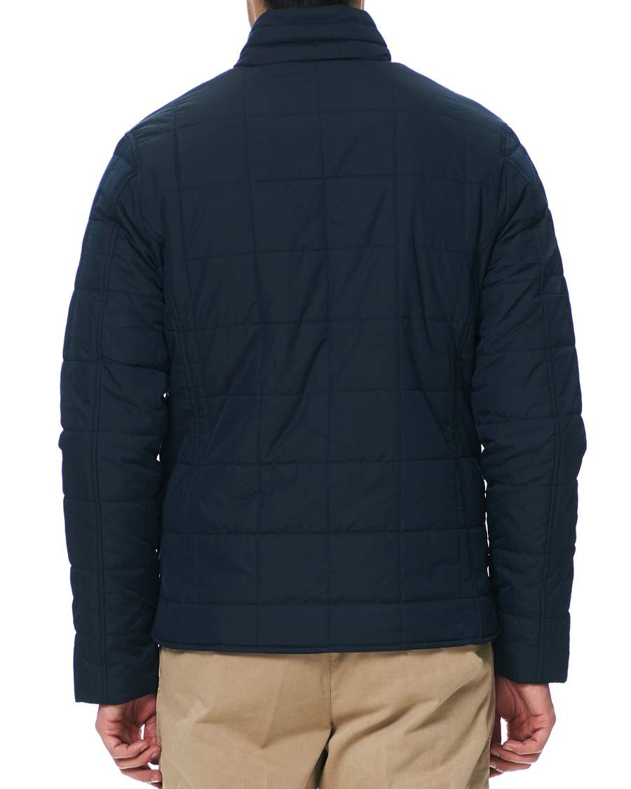 Heren | Jassen | Morris | Quilted Crew Jacket Navy
