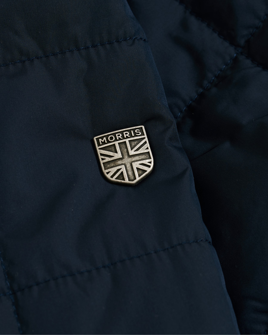Heren | Jassen | Morris | Quilted Crew Jacket Navy