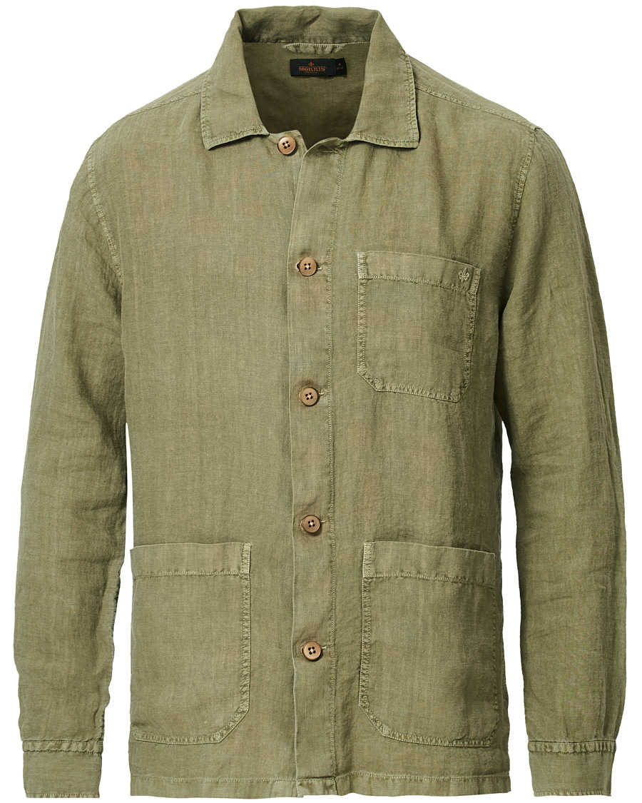 Homme | Chemises | Morris | Ethan Overshirt Jacket Olive