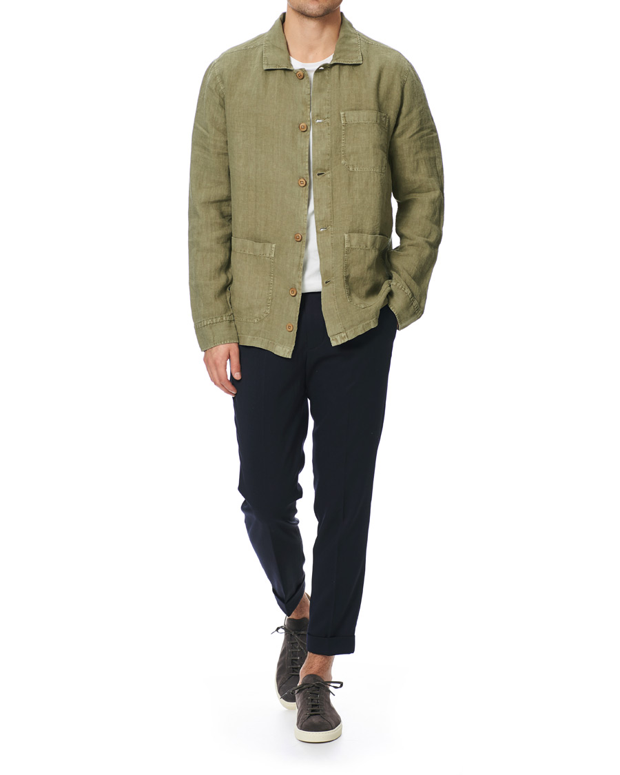 Homme | Chemises | Morris | Ethan Overshirt Jacket Olive
