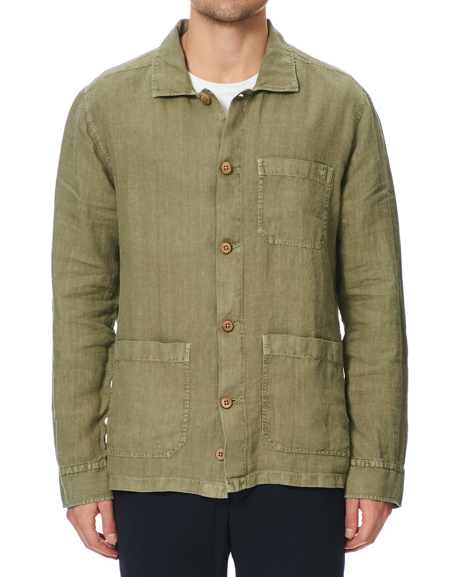 Homme | Chemises | Morris | Ethan Overshirt Jacket Olive