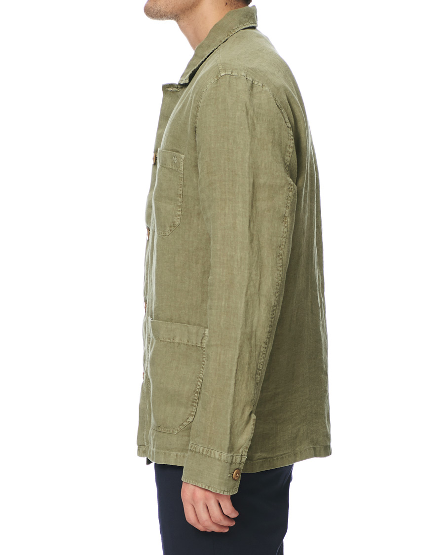 Homme | Chemises | Morris | Ethan Overshirt Jacket Olive