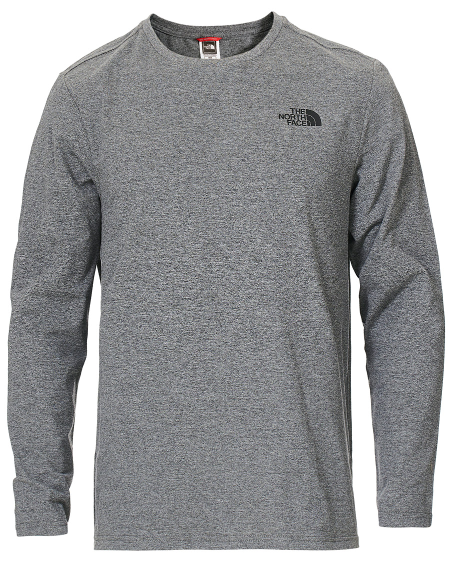 Homme | T-shirts | The North Face | Simple Dome Long Sleeve Tee Heather Grey