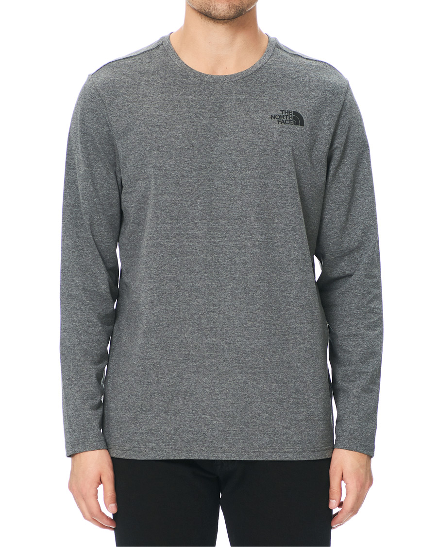 Homme | T-shirts | The North Face | Simple Dome Long Sleeve Tee Heather Grey