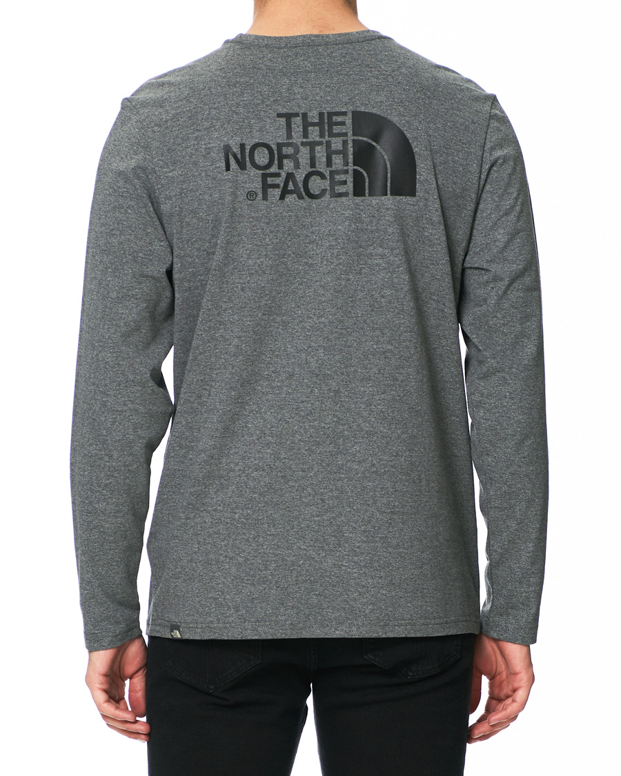 Homme | T-shirts | The North Face | Simple Dome Long Sleeve Tee Heather Grey