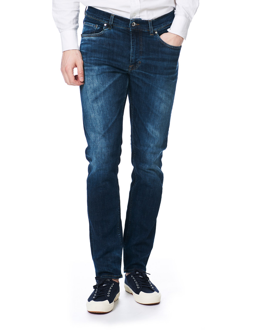 Homme | Jeans | Tiger of Sweden Jeans | Leon Super Stretch Top Jeans Medium Blue
