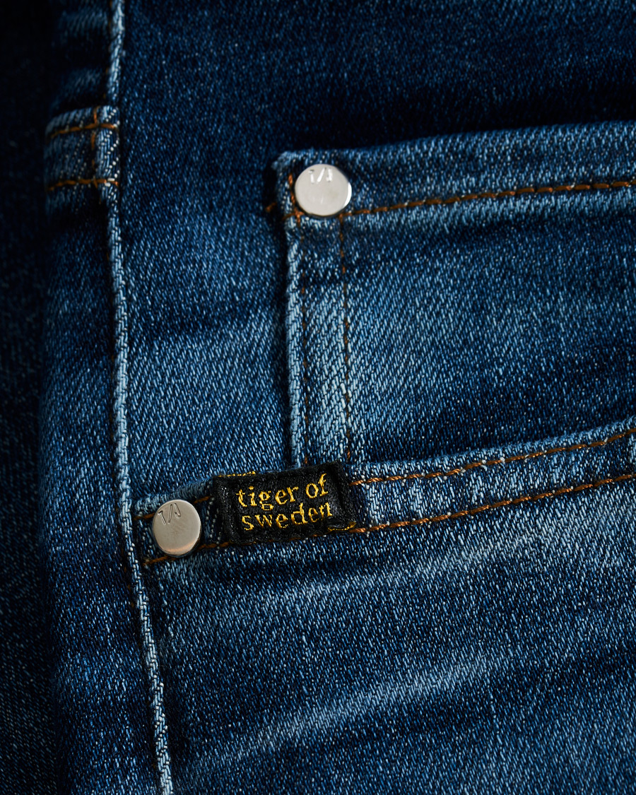 Homme | Jeans | Tiger of Sweden Jeans | Leon Super Stretch Top Jeans Medium Blue