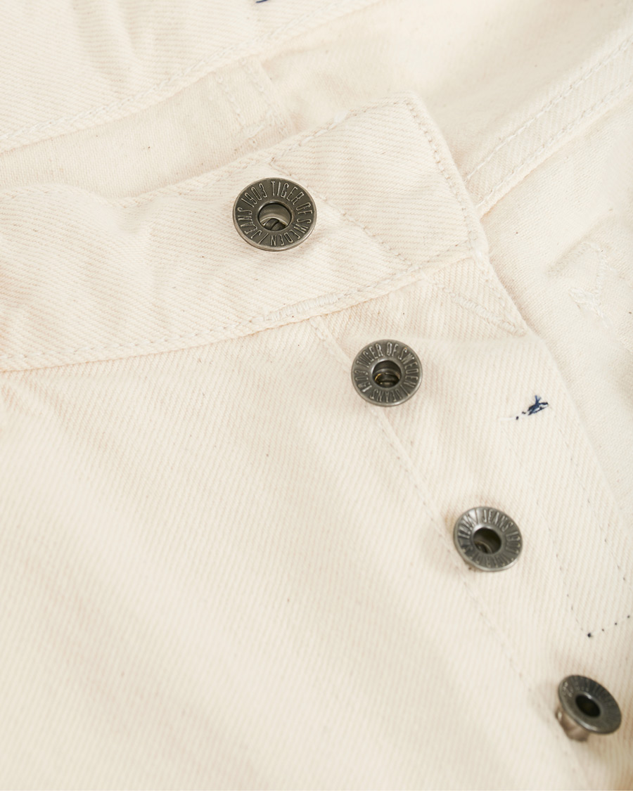 Heren | Jeans | Tiger of Sweden Jeans | Jud Organic Cotton Glass Jeans Off White