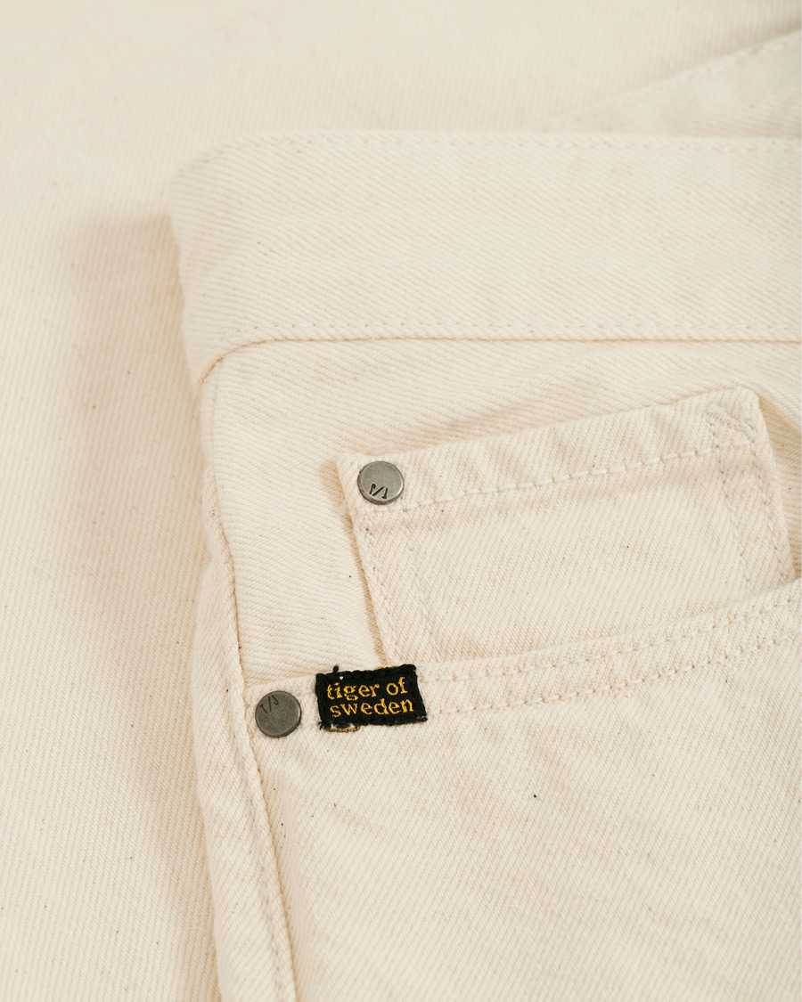Heren | Jeans | Tiger of Sweden Jeans | Jud Organic Cotton Glass Jeans Off White