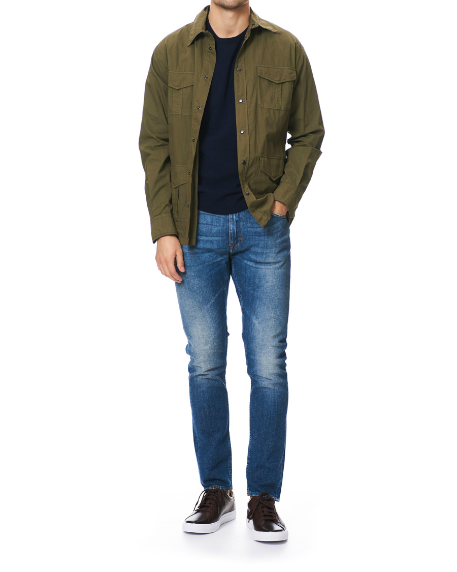 Homme | Jeans | Tiger of Sweden | Pistolero Stretch Organic Cotton Son Jeans Mid Blue