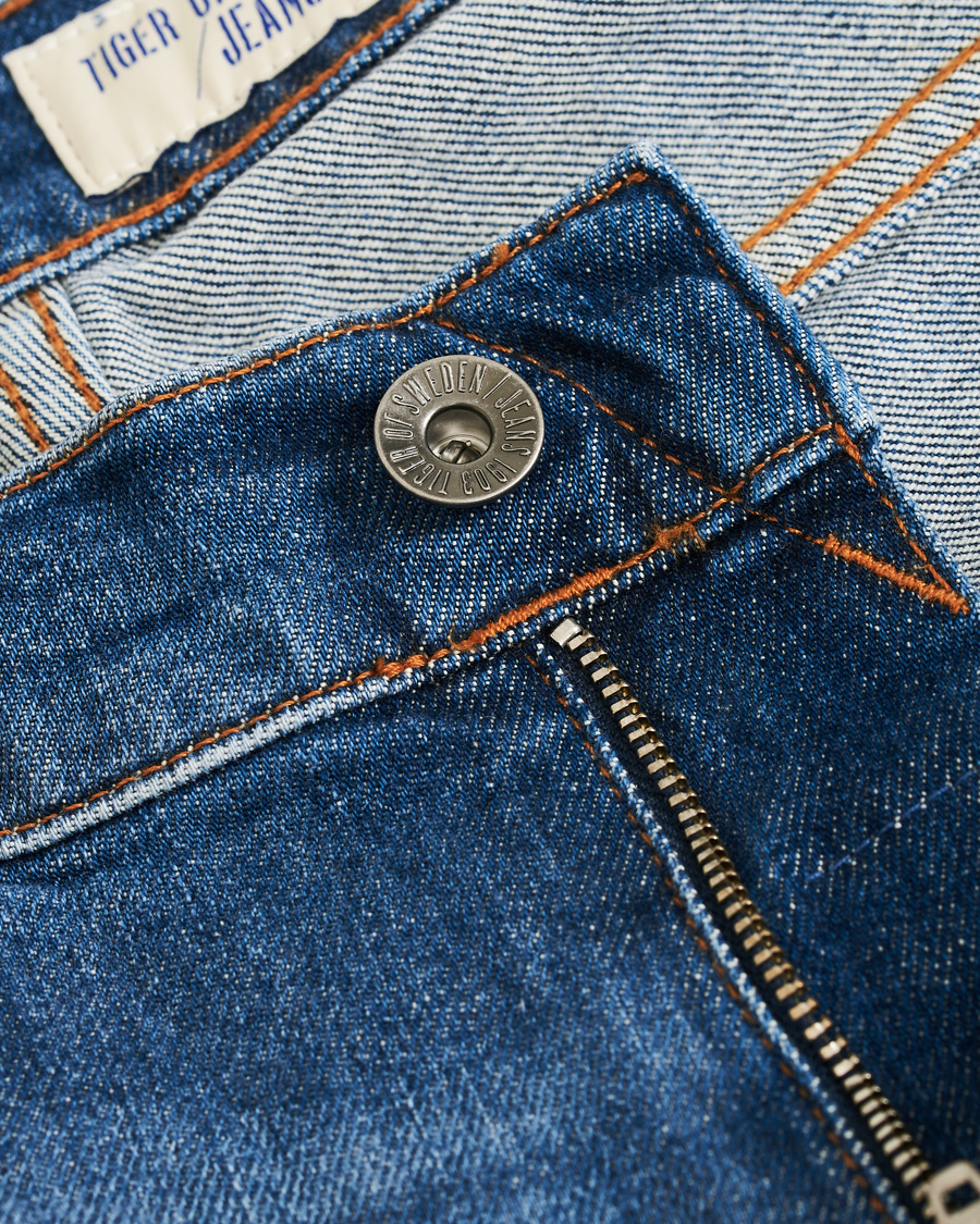 Homme | Jeans | Tiger of Sweden | Pistolero Stretch Organic Cotton Son Jeans Mid Blue
