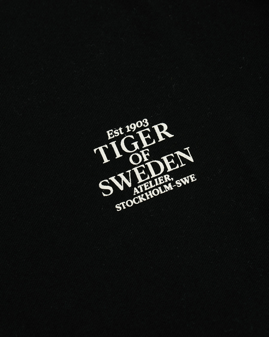 Heren | T-shirts | Tiger of Sweden Jeans | Fleek Crew Neck Tee Black