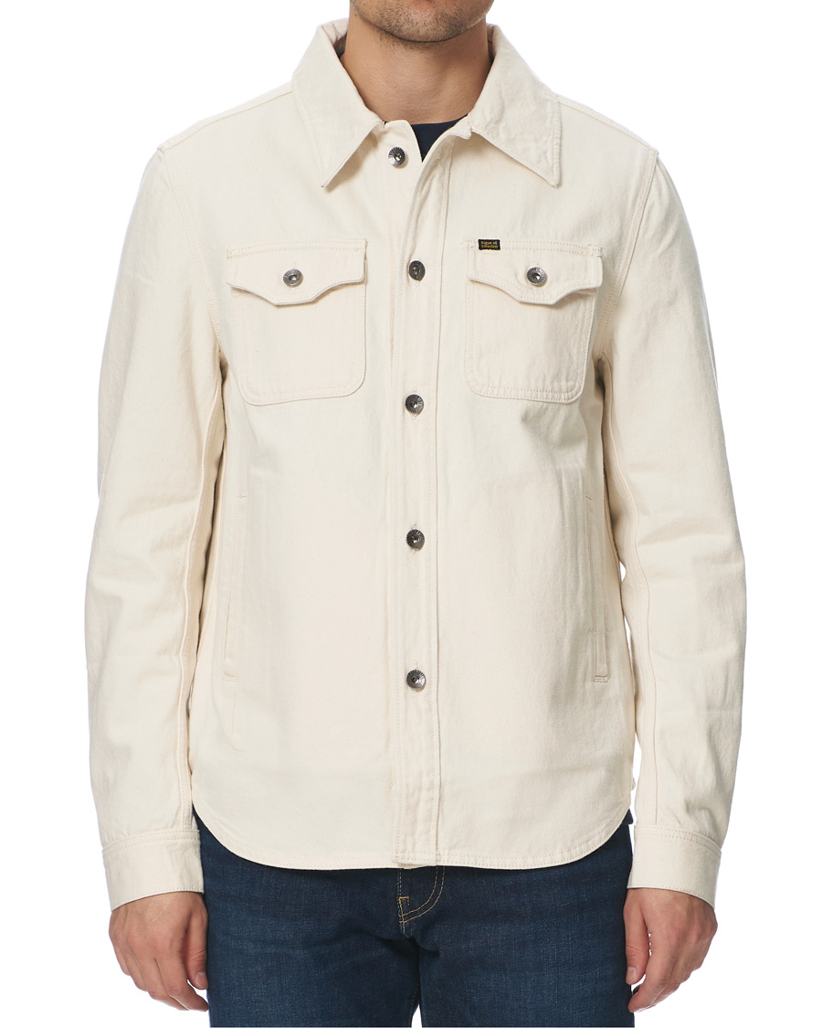Homme | Manteaux Et Vestes | Tiger of Sweden Jeans | Get Organic Cotton Denim Jacket Off White