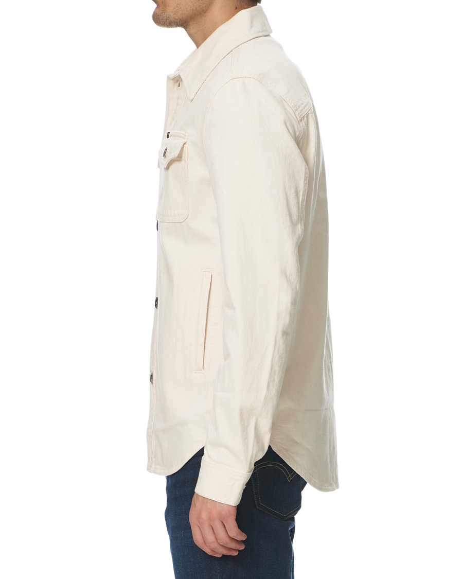 Homme | Manteaux Et Vestes | Tiger of Sweden Jeans | Get Organic Cotton Denim Jacket Off White