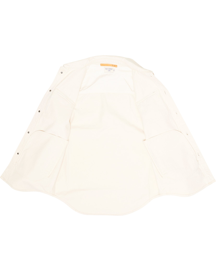 Homme | Manteaux Et Vestes | Tiger of Sweden Jeans | Get Organic Cotton Denim Jacket Off White