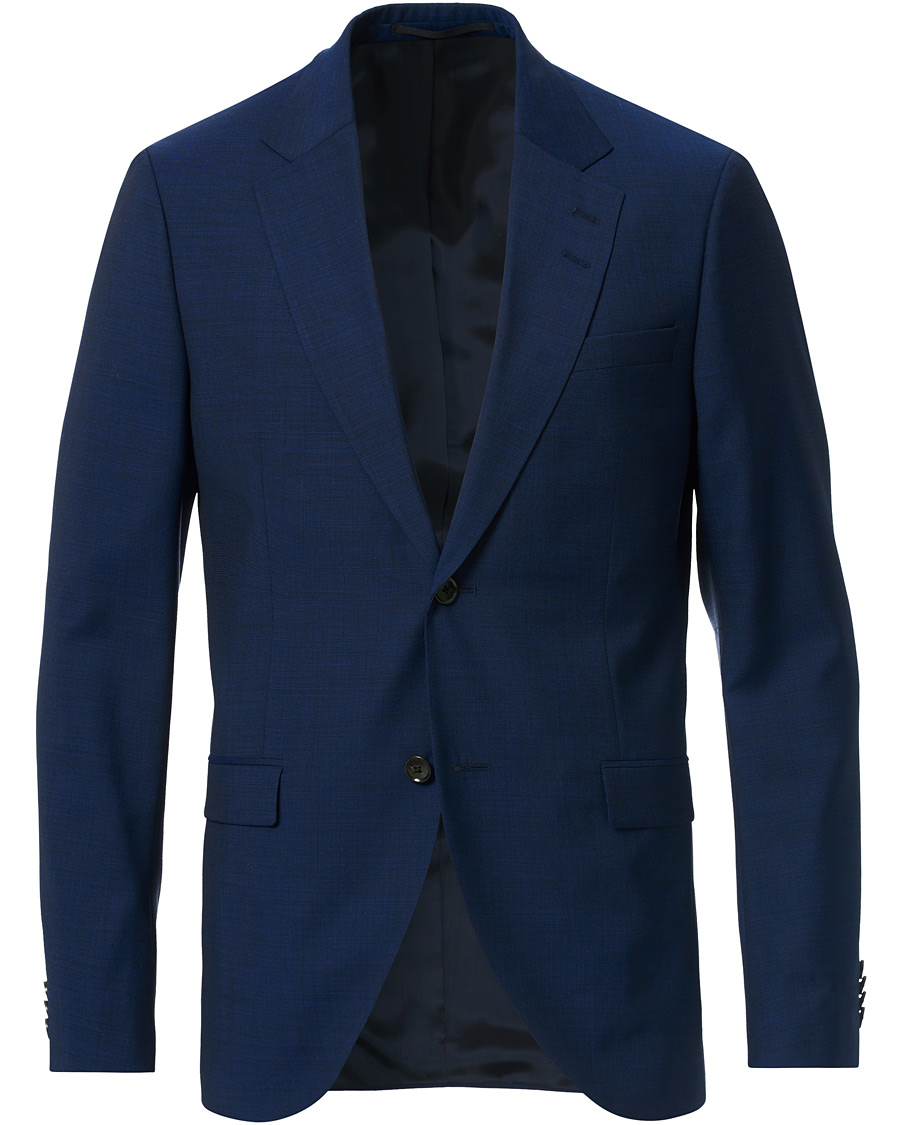 Homme | Blazers | Tiger of Sweden | Jamonte Wool Suit Blazer Deep Ocean Blue