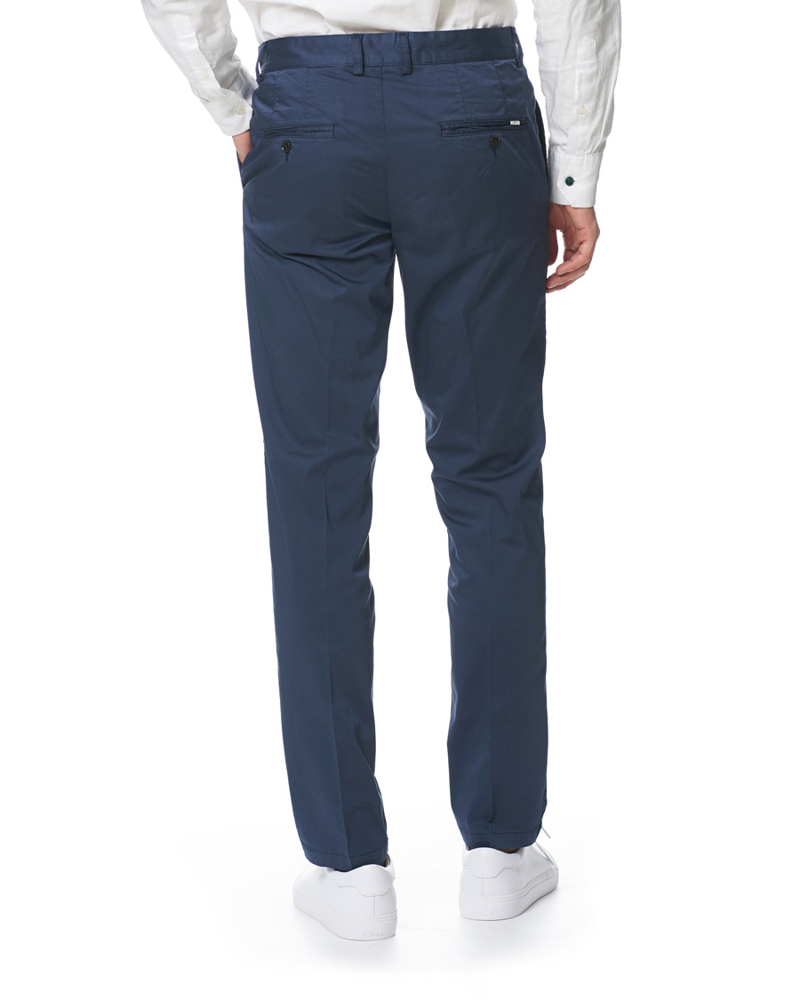 Homme | Pantalons | Tiger of Sweden | Truman Satin Chinos Navy