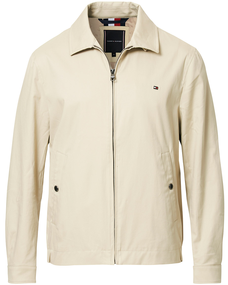 Heren | Jassen | Tommy Hilfiger | Lightweight Cotton Harrington Jacket Light Stone
