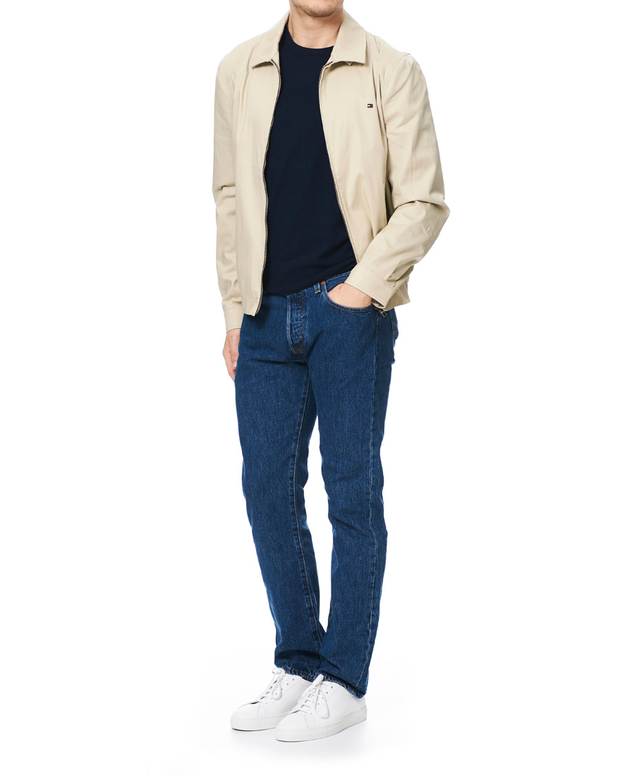 Heren | Jassen | Tommy Hilfiger | Lightweight Cotton Harrington Jacket Light Stone