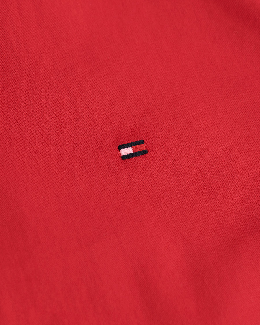 Homme | Chemises | Tommy Hilfiger | Slim Fit Garment Dyed Twill Shirt Primary Red