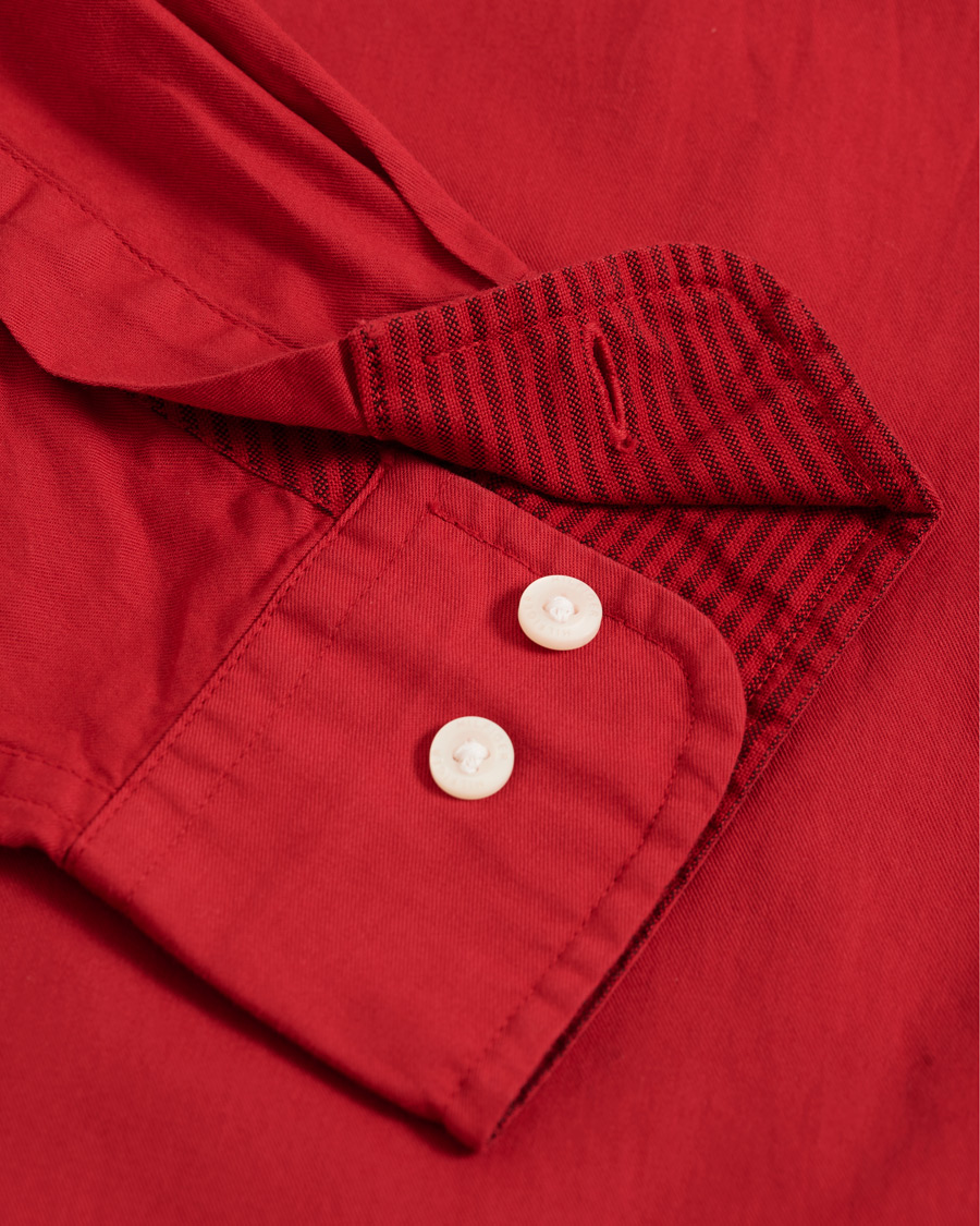 Homme | Chemises | Tommy Hilfiger | Slim Fit Garment Dyed Twill Shirt Primary Red