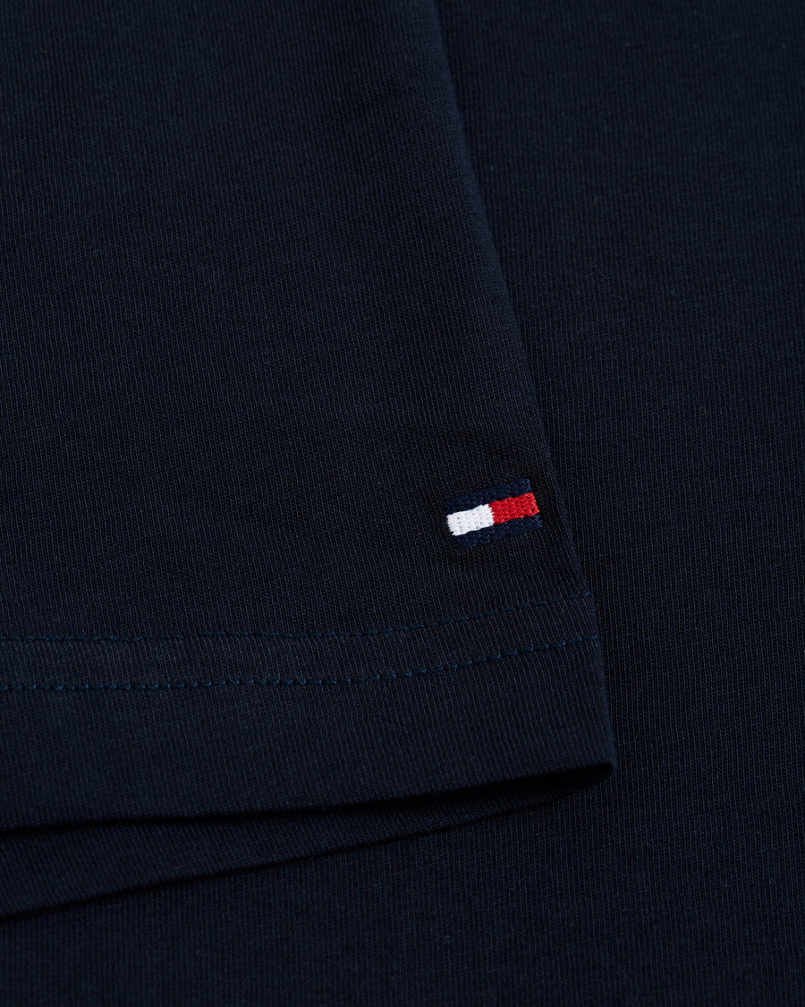 Heren | T-shirts | Tommy Hilfiger | Organic Cotton Stripe Crew Neck Tee Desert Sky