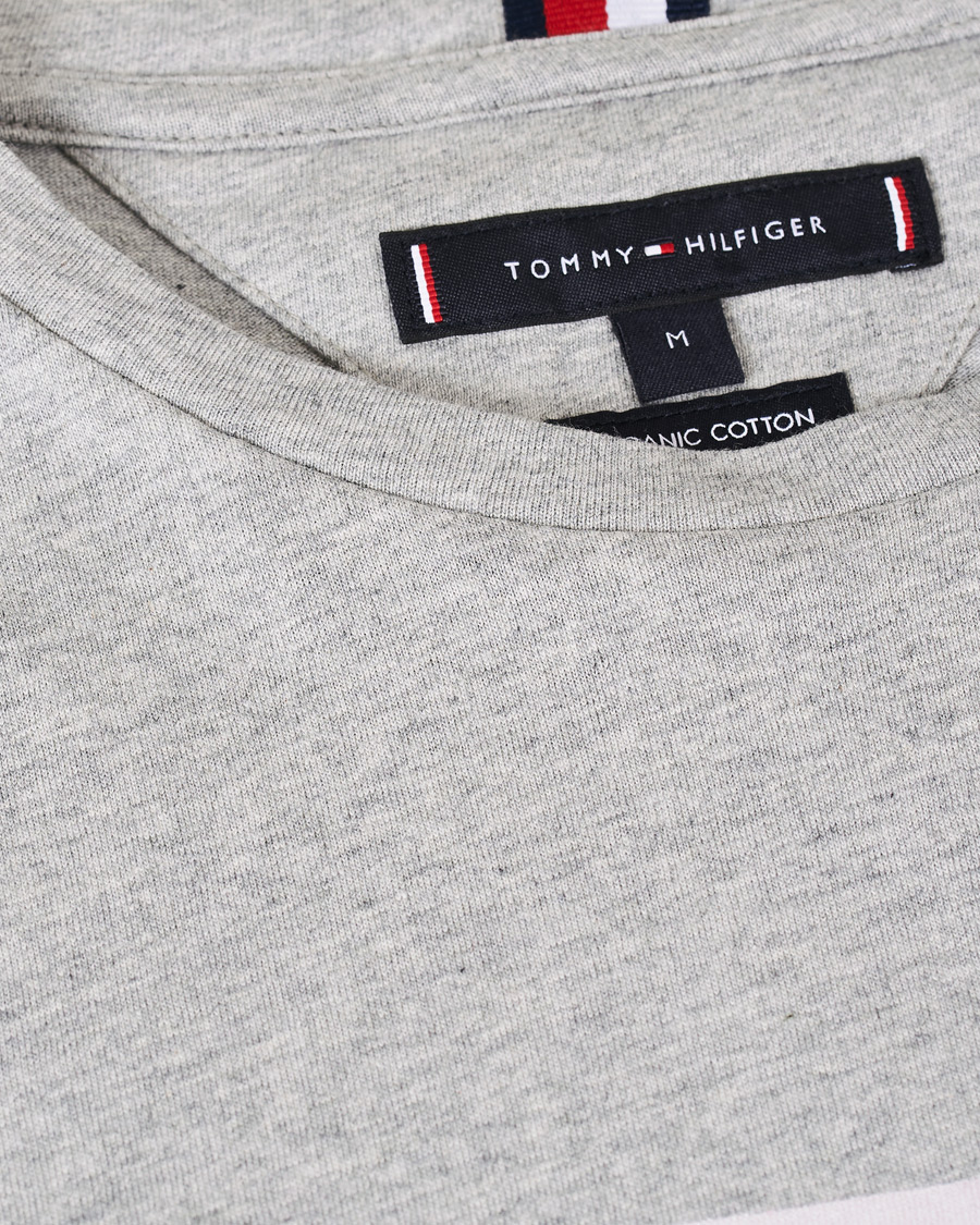 Heren | T-shirts | Tommy Hilfiger | Flag Photo Print Crew Neck Tee Medium Grey Heather XL