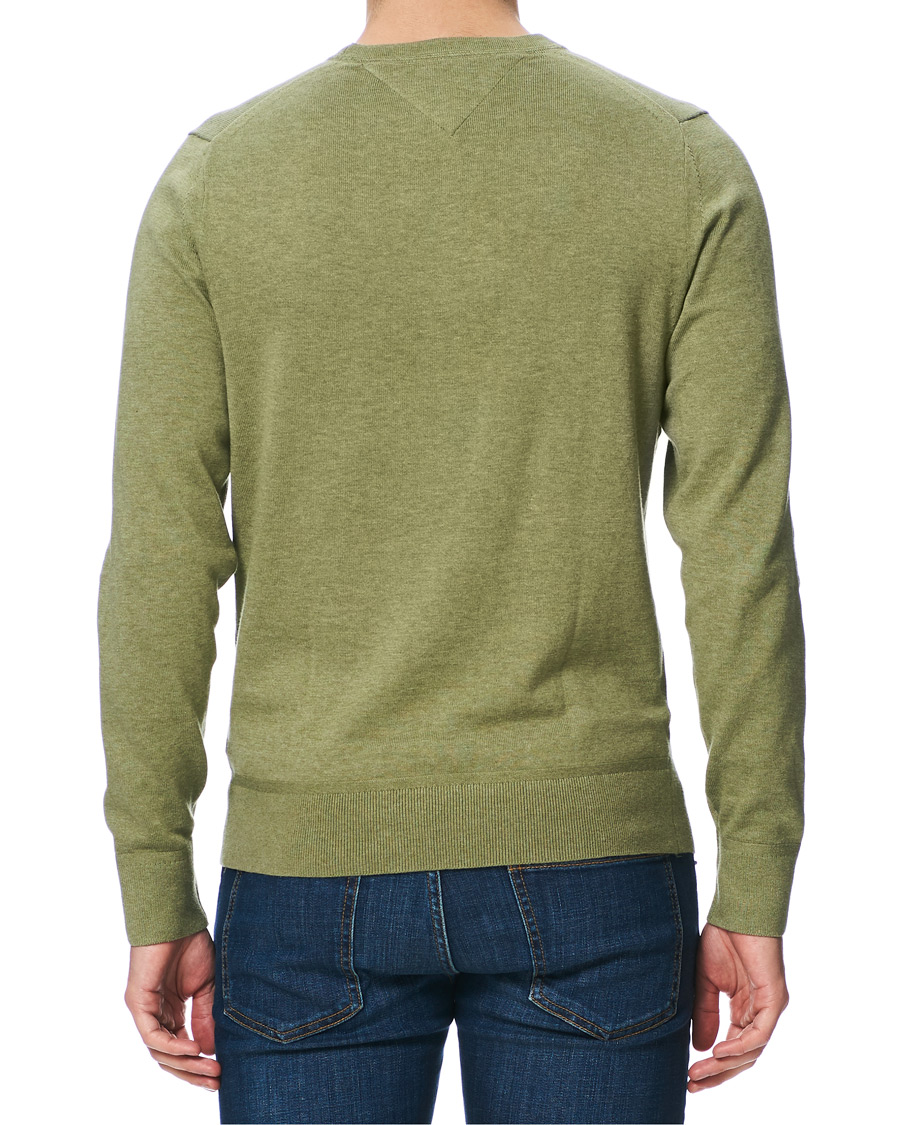 Heren | Truien | Tommy Hilfiger | Organic Cotton/Silk Crew Neck Pullover Faded Olive